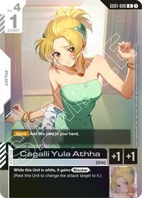 Cagalli Yula Athha (Championship Participation Pack 01) - Gundam Promotional Cards - Rare - GD01-096