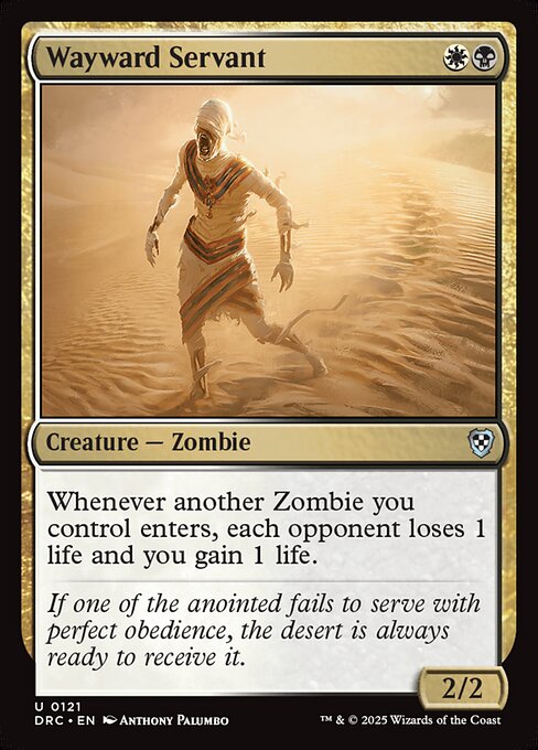 Wayward Servant - Commander: Aetherdrift - U - 121