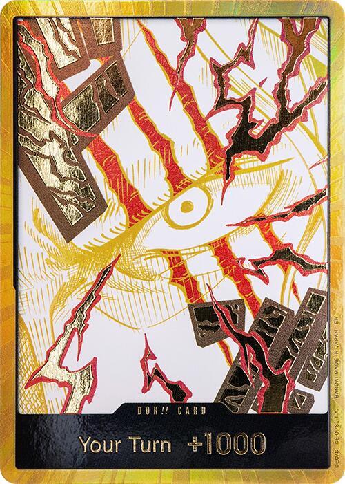 DON!! Card (Shanks) (Gold) - Premium Booster -The Best- Vol. 2 - DON!!