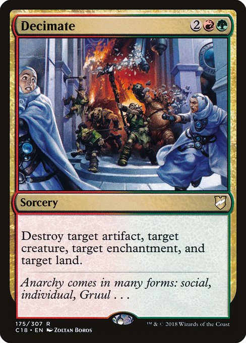 Decimate - Commander 2018 - R - 175
