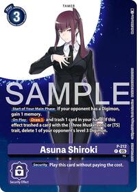 Asuna Shiroki (Hacker's Slumber Box Promotion Pack) - Digimon Promotion Cards - Promo - P-212 P