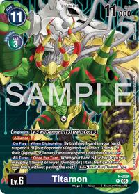 Titamon (Hacker's Slumber Box Promotion Pack) - Digimon Promotion Cards - Promo - P-209 P