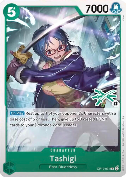 Tashigi (Zoro Deck) - Learn Together Deck Set - R - OP12-031