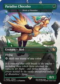 Paradise Chocobo - Birds of Paradise (Borderless) - Commander: FINAL FANTASY - P - 483