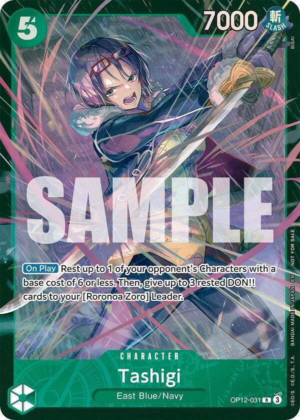 Tashigi (Store Treasure Cup 2025) - One Piece Promotion Cards - R - OP12-031