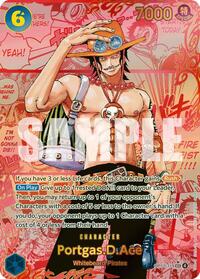 Portgas.D.Ace (119) (Red Super Alternate Art) - Carrying On His Will - SEC - OP13-119