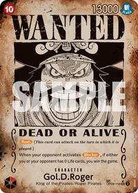 Gol.D.Roger - OP09-118 (SP) (Wanted Poster) - Carrying On His Will - SEC - OP09-118