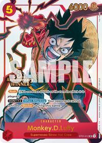 Monkey.D.Luffy - ST01-012 (3rd Anniversary Winner) - One Piece Promotion Cards - SR - ST01-012