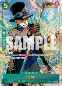 Sabo - OP09-027 (3rd Anniversary Winner) - One Piece Promotion Cards - UC - OP09-027