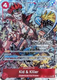 Kid & Killer (CS 25-26 Regionals Textured Chase Promo) - One Piece Promotion Cards - R - EB01-003