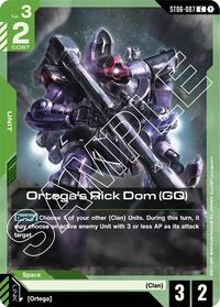 Ortega's Rick Dom (GQ) - Starter Deck 06: Clan Unity - Common - ST06-007