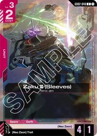 Zaku III (Sleeves) (Store Tournament Participant Pack 02) - Gundam Promotional Cards - Common - GD02-048