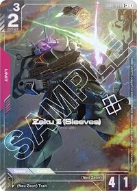 Zaku III (Sleeves) (Store Tournament Winner Pack 02) - Gundam Promotional Cards - C+ - GD02-048