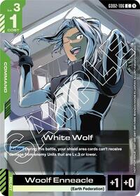 White Wolf (Store Tournament Participant Pack 02) - Gundam Promotional Cards - Common - GD02-106