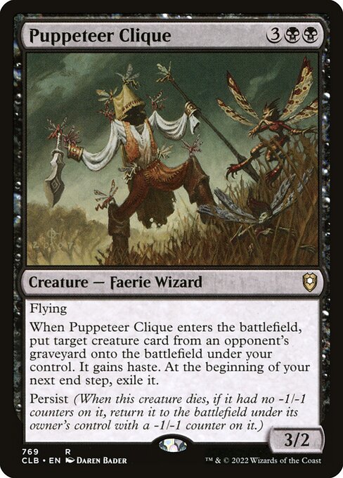 Puppeteer Clique - Commander Legends: Battle for Baldur's Gate - R - 769