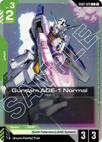 Gundam AGE-1 Normal (GD02-029) (GD02 Release Event) - Gundam Promotional Cards - Common - GD02-029