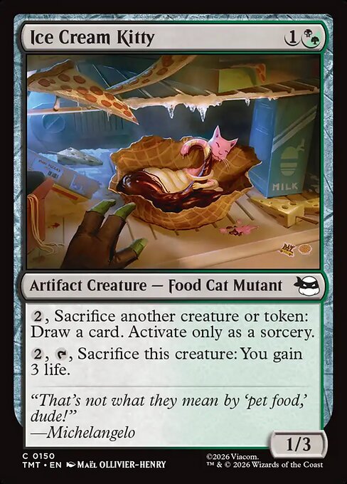 Ice Cream Kitty - Teenage Mutant Ninja Turtles - C - 150