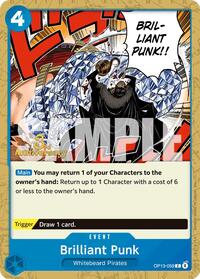 Brilliant Punk - Carrying On His Will: 3rd Anniversary Tournament Cards - C - OP13-059