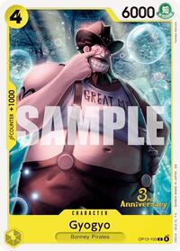 Gyogyo - Carrying On His Will: 3rd Anniversary Tournament Cards - C - OP13-103