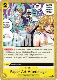 Paper Art Afterimage - Carrying On His Will: 3rd Anniversary Tournament Cards - C - OP13-115