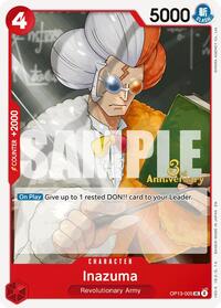 Inazuma - Carrying On His Will: 3rd Anniversary Tournament Cards - UC - OP13-005