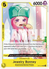 Jewelry Bonney (109) - Carrying On His Will: 3rd Anniversary Tournament Cards - UC - OP13-109