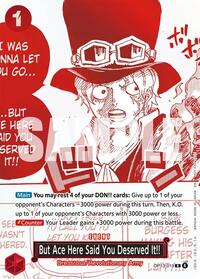 But Ace Here Said You Deserved It!! (3rd Anniversary Treasure Campaign Pack) - One Piece Promotion Cards - R - OP13-019