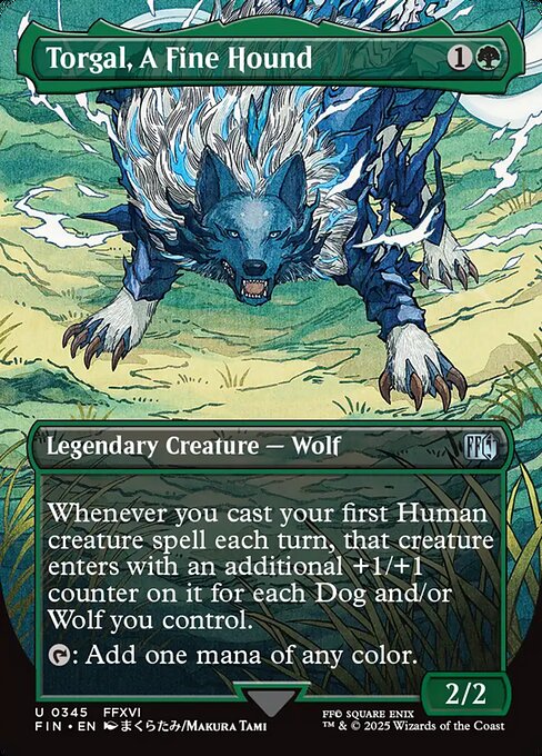 Torgal, A Fine Hound (Borderless) - FINAL FANTASY - U - 345