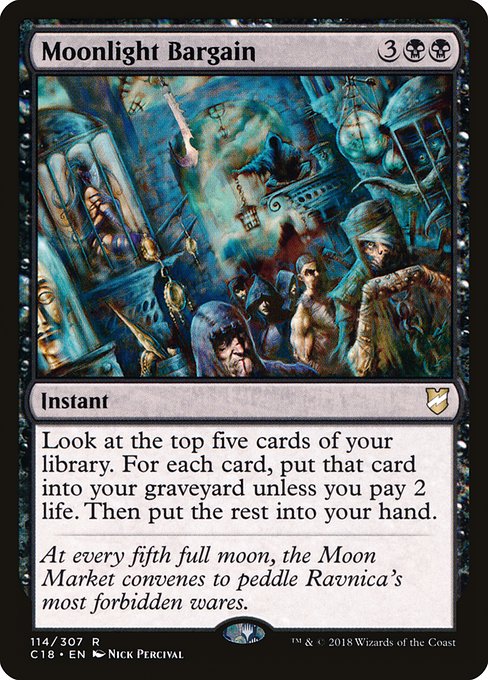Moonlight Bargain - Commander 2018 - R - 114