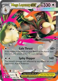 Mega Lopunny ex - 084/094 - ME02: Phantasmal Flames - Double Rare - 084/094