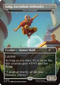 Aang, Ascendant Airbender - Serra Ascendant - Secret Lair Drop Series - R - 2291