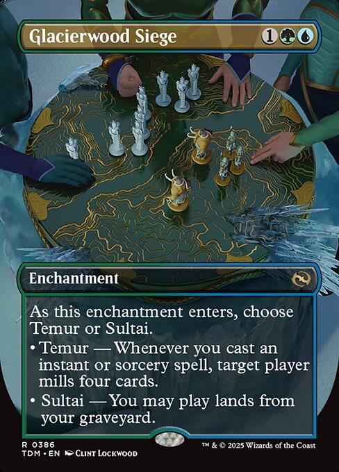 Glacierwood Siege (Borderless) - Tarkir: Dragonstorm - R - 386