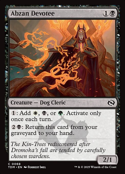 Abzan Devotee - Tarkir: Dragonstorm - C - 68