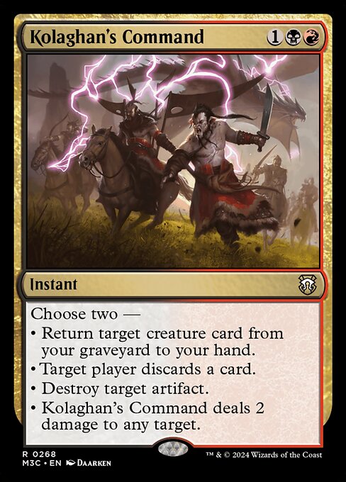 Kolaghan's Command (Ripple Foil) - Commander: Modern Horizons 3 - R - 268