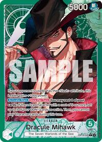 Dracule Mihawk - OP14-020 (Alternate Art) - The Azure Sea's Seven - L - OP14-020