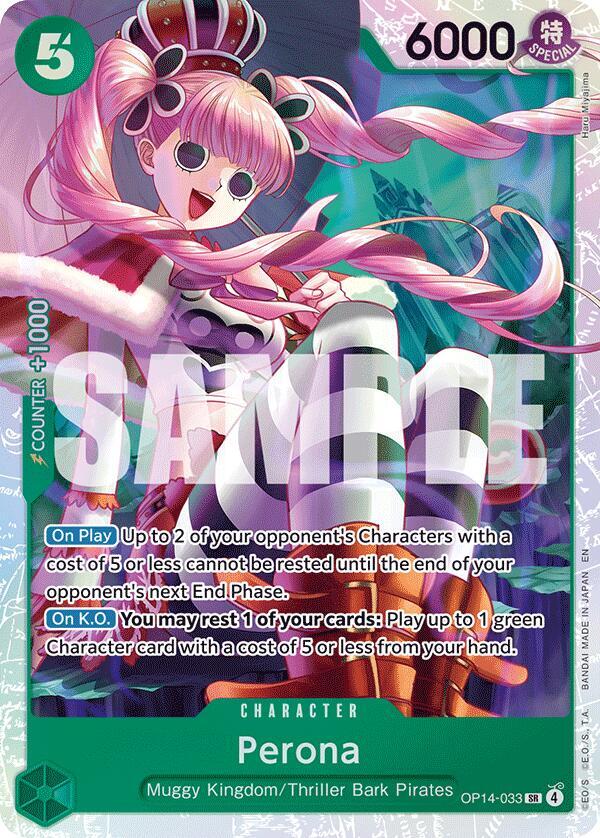 Perona - OP14-033 - The Azure Sea's Seven - SR - OP14-033