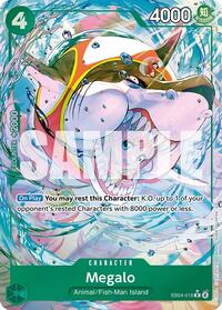 Megalo (Alternate Art) - The Azure Sea's Seven - R - EB04-018
