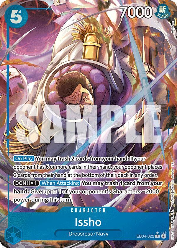 Issho - EB04-022 (Alternate Art) - The Azure Sea's Seven - R - EB04-022