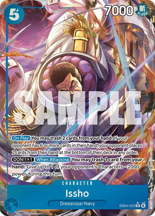 Issho - EB04-022 (Alternate Art) - The Azure Sea's Seven - R - EB04-022