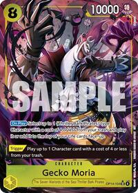 Gecko Moria - OP14-104 (Alternate Art) - The Azure Sea's Seven - SR - OP14-104
