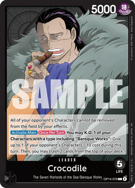 Crocodile - OP14-079 - The Azure Sea's Seven - L - OP14-079