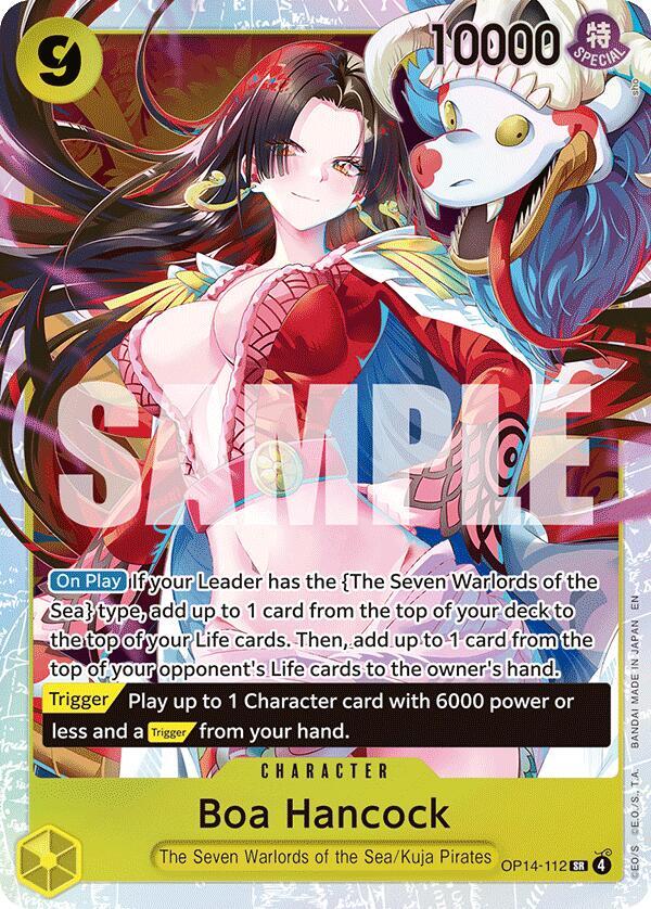 Boa Hancock - OP14-112 - The Azure Sea's Seven - SR - OP14-112