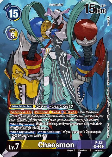Chaosmon (Time Stranger Box Topper) - Time Stranger - Promo - P-221 P