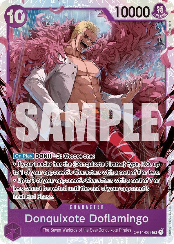 Donquixote Doflamingo - OP14-069 - The Azure Sea's Seven - SR - OP14-069