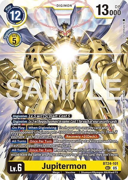 Jupitermon - Time Stranger - Secret Rare - BT24-101 SEC
