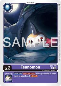 Tsunomon (Reprint) - Advanced Booster Digimon Generation - Uncommon - BT6-006 U