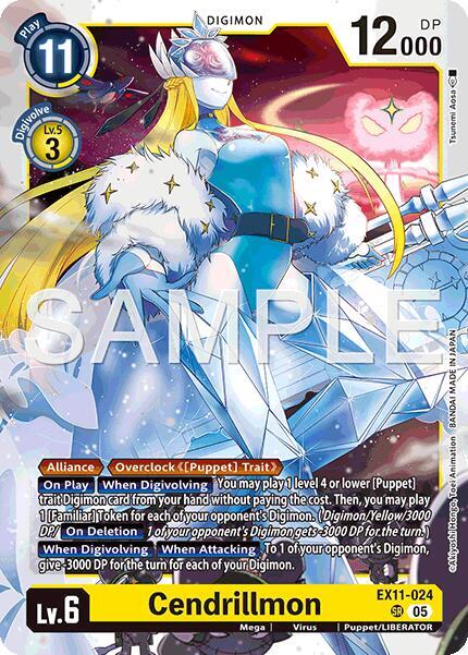 Cendrillmon - Dawn of Liberator - Super Rare - EX11-024 SR