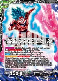 Son Goku // SSB Kaio-Ken Son Goku, Striking a God - Fearsome Rivals - Uncommon - BT29-085