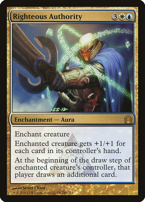 Righteous Authority - Return to Ravnica - R - 189