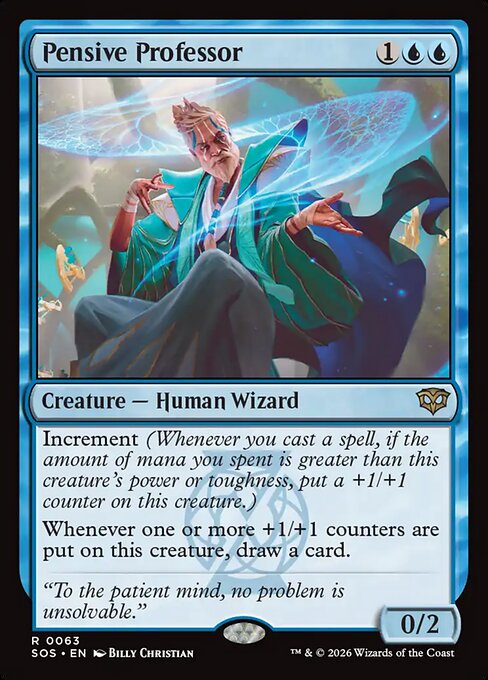Pensive Professor - Secrets of Strixhaven - R - 63